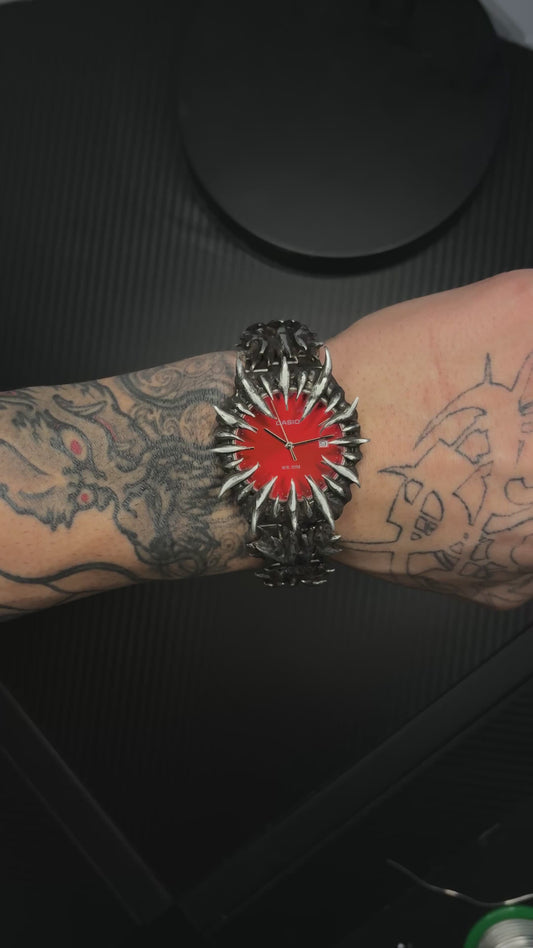 Signature Spiked Casio (Blackened)